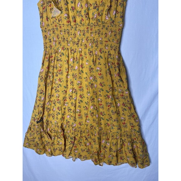 NWT Matilda Jane Fantasy Fancy Yellow Floral Dress Size Small - Picture 9 of 12